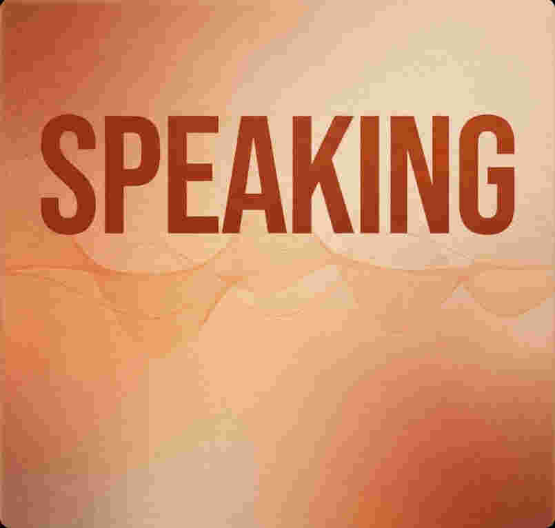 Speaking cover art