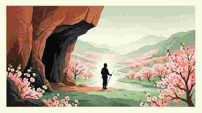 The preface image of article 桃花源记